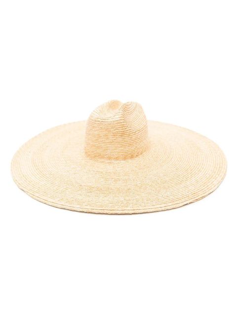 Cult Gaia Lena straw sun hat - Neutrals