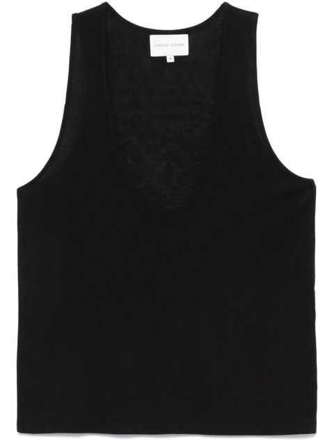 LouLou de Saison Albia top - Black - zdjęcie produktu nr 1