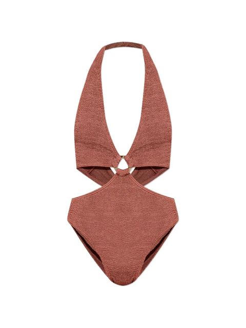 Bond-eye Celeste cut-out swimsuit - Brown - zdjęcie produktu nr 1