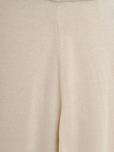 TOTEME knitted wide-leg trousers - Neutrals