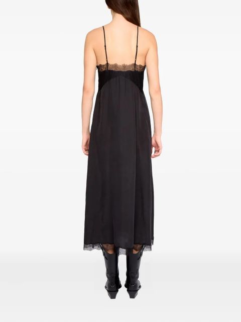 Zadig&Voltaire Ridar lace midi dress - Black