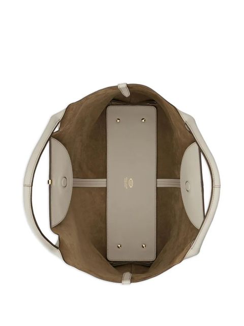 Tod's medium-small leather tote bag - Neutrals