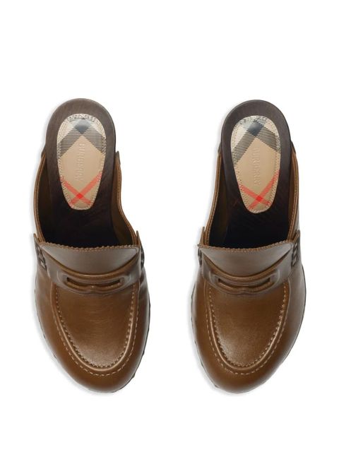 Burberry 111mm Potter mules - Brown