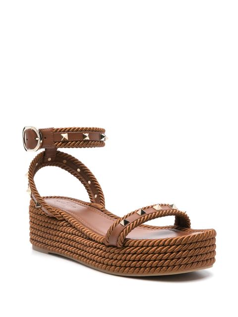 Valentino Garavani 45mm Rockstud espadrilles - Brown - zdjęcie produktu nr 2