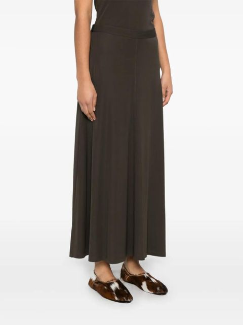 TOTEME jersey maxi skirt - Green - zdjęcie produktu nr 2