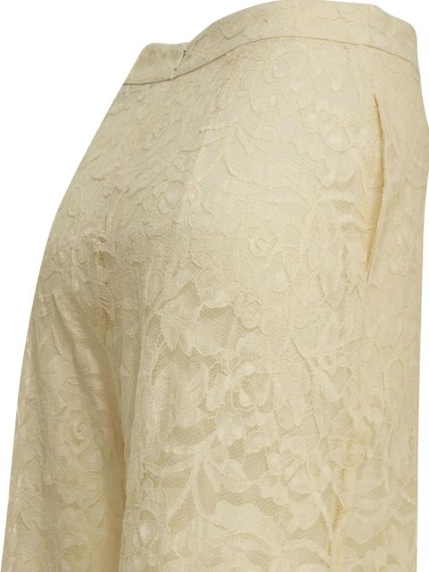 ZIMMERMANN Carousel floral-lace trousers - Neutrals