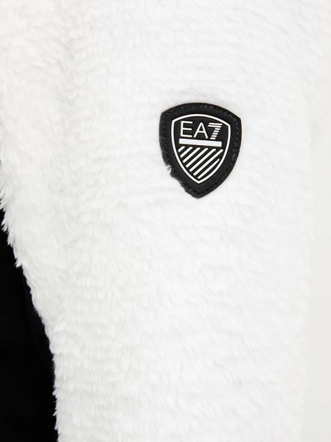 EA7 Emporio Armani bluza sportowa damska kolor biały gładka AF14796.7W000385