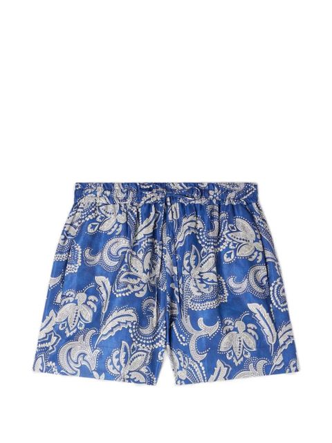 SANDRO floral paisley-print shorts - Blue - zdjęcie produktu nr 1