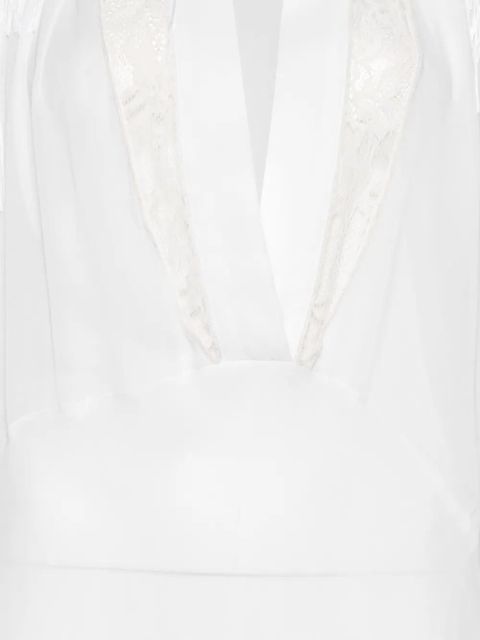 Blumarine V-neck maxi dress - White - zdjęcie produktu nr 2