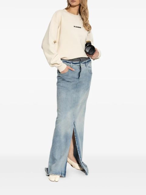 Jil Sander logo-print sweatshirt - Neutrals