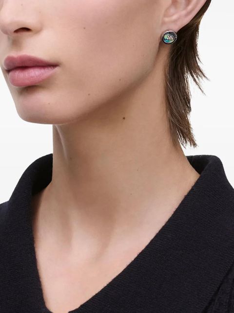 Marc Jacobs Button earrings - Silver - zdjęcie produktu nr 2