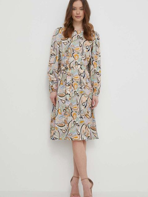 Mos Mosh sukienka midi prosta