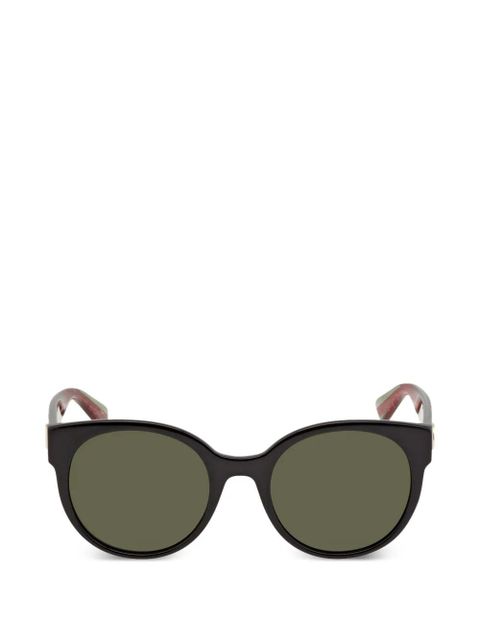 Gucci Eyewear Interlocking G round-frame sunglasses - Black - zdjęcie produktu nr 1