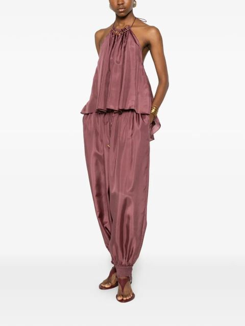 ZIMMERMANN ZIM ASTER GATHERED BEAD CAMI BLOUSE MUSK - Purple - zdjęcie produktu nr 2