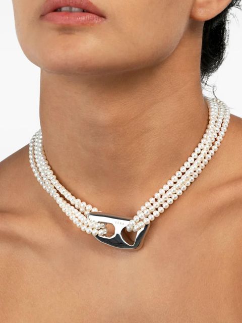 EÉRA multi-strand pearl necklace - Silver - zdjęcie produktu nr 2