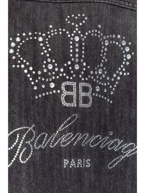 Balenciaga oversized denim jacket - Grey