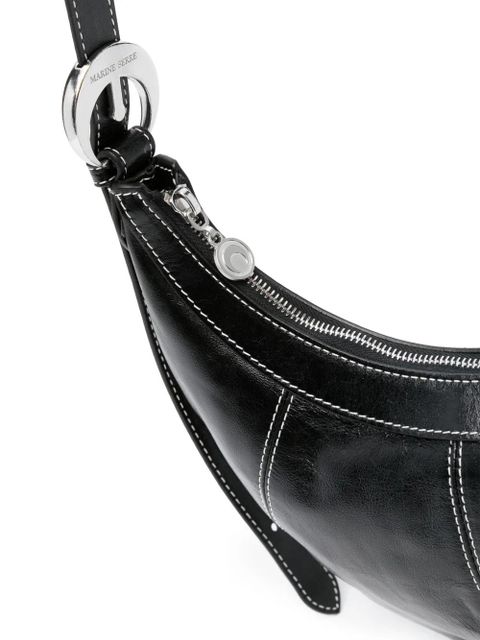 Marine Serre Soft Moon crossbody bag - Black