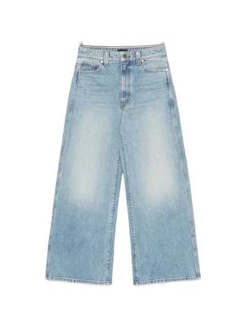 KHAITE faded wide-leg jeans - Blue - zdjęcie produktu nr 1