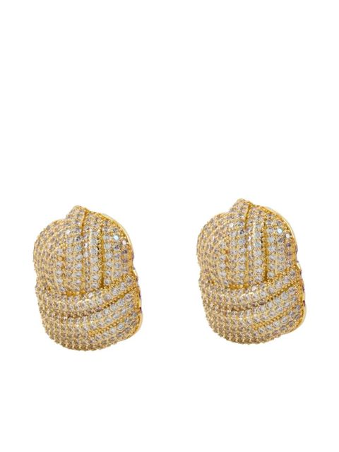 Self-Portrait knot-effect earrings - Gold - zdjęcie produktu nr 2