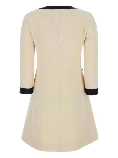 Valentino Garavani bow-detail mini dress - Neutrals - zdjęcie produktu nr 2
