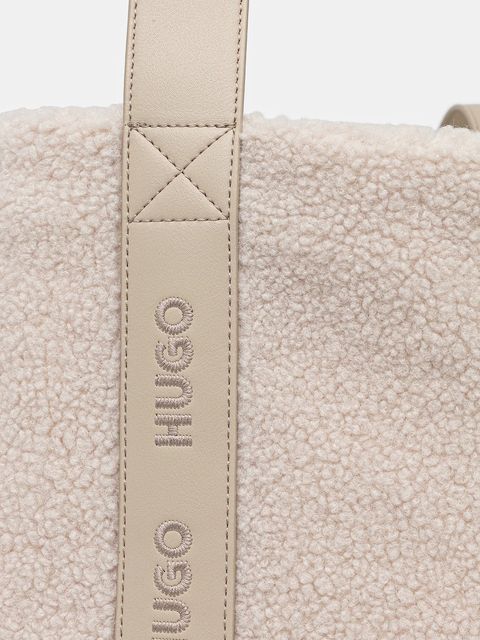 HUGO torebka kolor beżowy 50552302