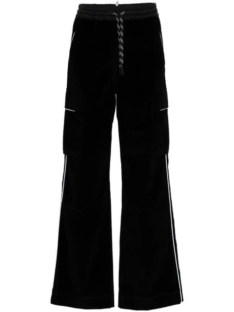 Moncler Grenoble corduroy jogging trousers - Black - zdjęcie produktu nr 1