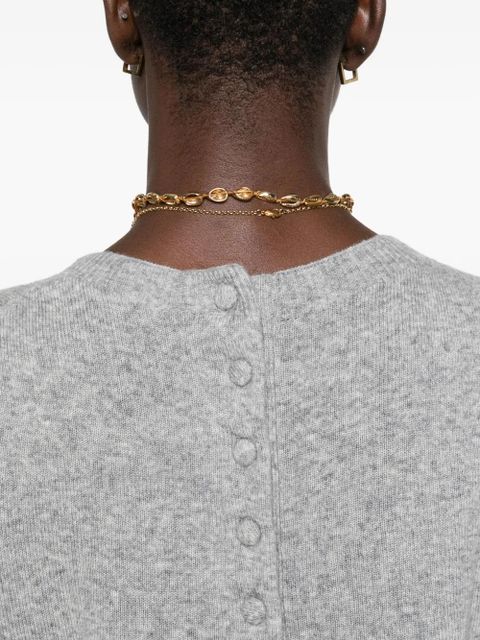 Ba&Sh peplum knitted top - Grey