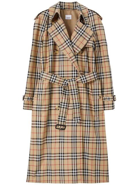 Burberry Vintage Check-print trench coat - Neutrals - zdjęcie produktu nr 1