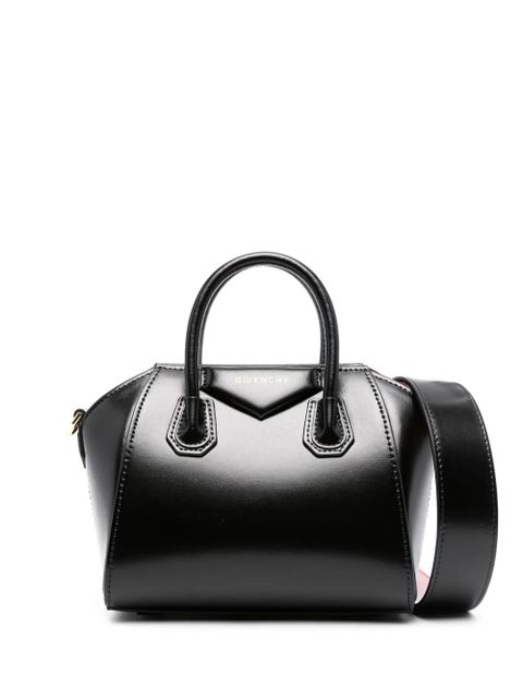 Givenchy Antigona mini leather tote bag - Black - zdjęcie produktu nr 1