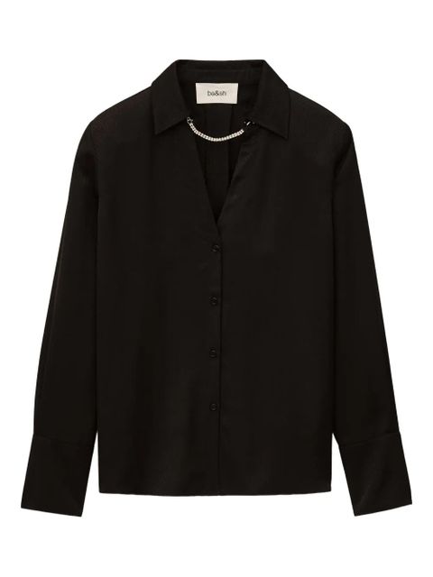 Ba&Sh Itsey buttoned long-sleeve shirt - Black - zdjęcie produktu nr 1