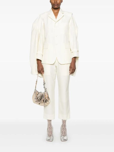 Comme Des Garçons tapered trousers - White - zdjęcie produktu nr 2