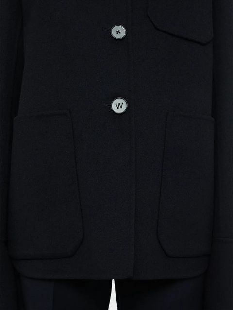 Jil Sander cashmere shirt jacket - Blue