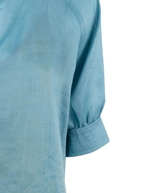 Max Mara puffed-sleeve top - Blue - zdjęcie produktu nr 2