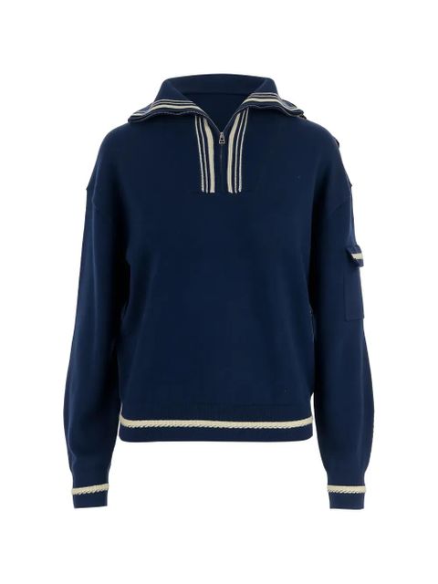 Guest In Residence Jibo polo-collar sweater - Blue - zdjęcie produktu nr 1