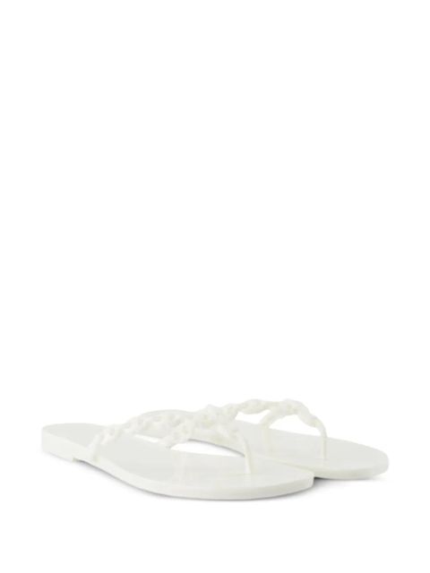 Tory Burch Gemini Link flip flops - White