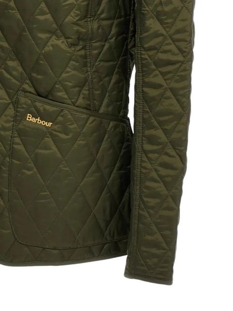 Barbour quilted corduroy-collar jacket - Green