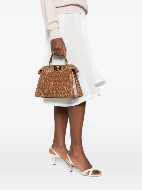 FENDI small Peekaboo ISeeU tote bag - Brown - zdjęcie produktu nr 2