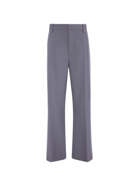 Victoria Beckham straight-leg folded trousers - Grey - zdjęcie produktu nr 1
