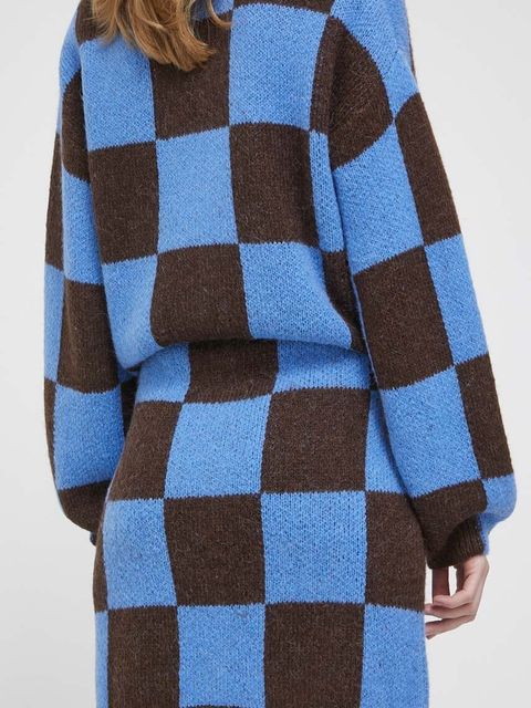 Stine Goya spódnica z domieszką wełny