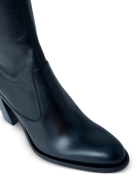 Chloé 80mm leather knee-high boots - Black