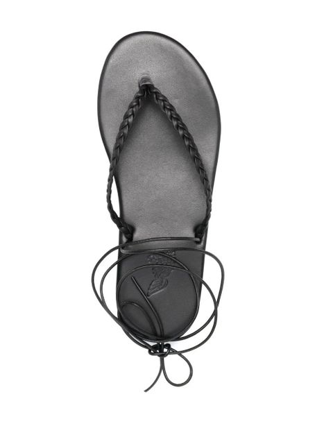 Ancient Greek Sandals braided open-toe sandals - Black - zdjęcie produktu nr 2