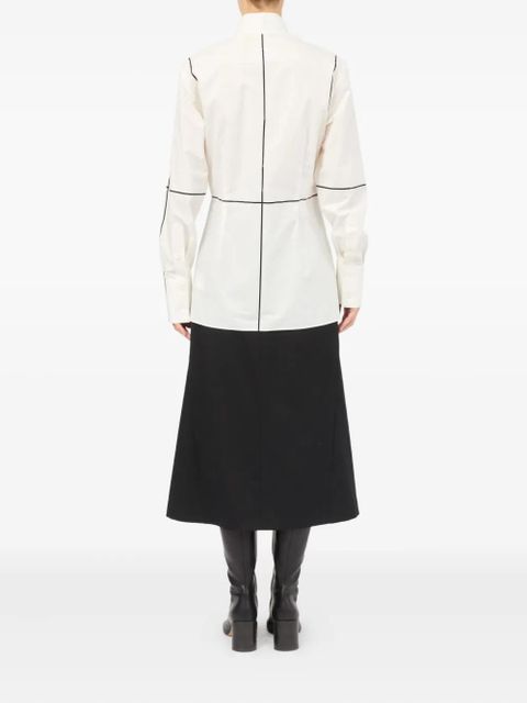 MM6 Maison Margiela panelled shirt - White