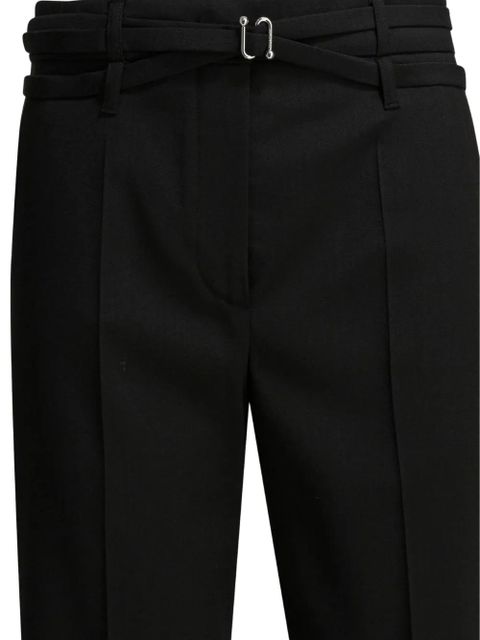 Max Mara belted tailored trousers - Black