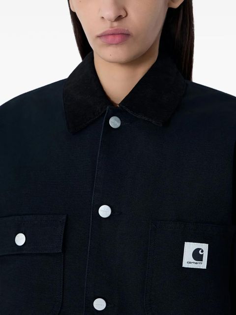 Carhartt WIP buttoned canvas jacket - Black