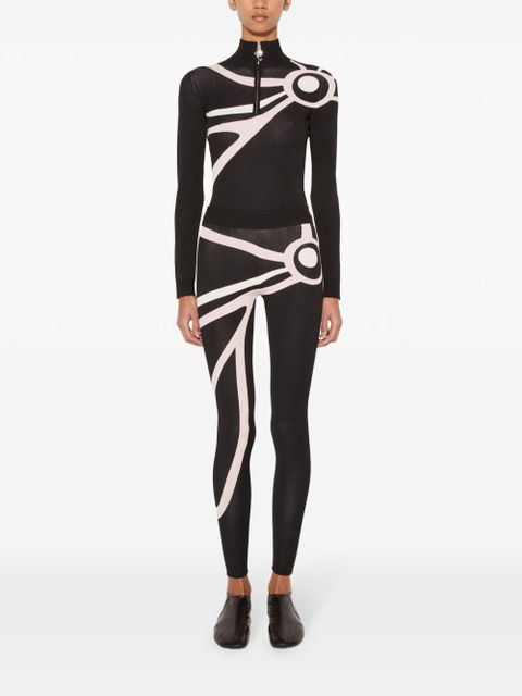 PUCCI Marmo-jacquard performance leggings - Black - zdjęcie produktu nr 2