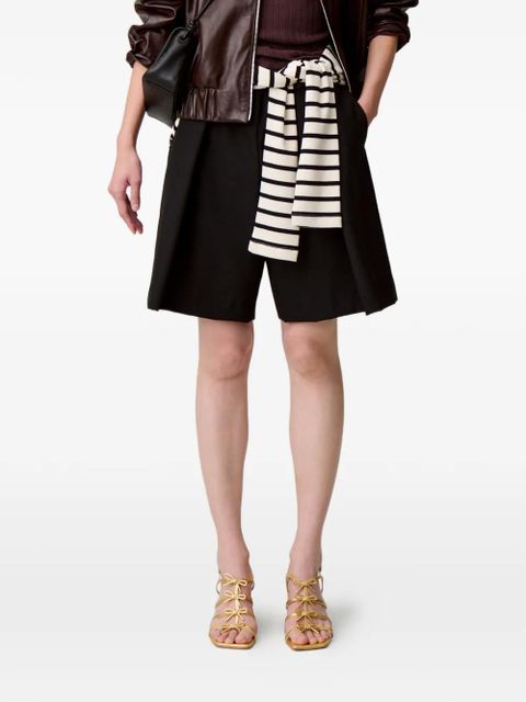 Claudie Pierlot button-detail shorts - Black - zdjęcie produktu nr 1