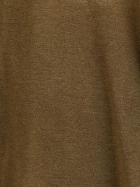 Saint Laurent crew-neck long-sleeve T-shirt - Brown - zdjęcie produktu nr 2