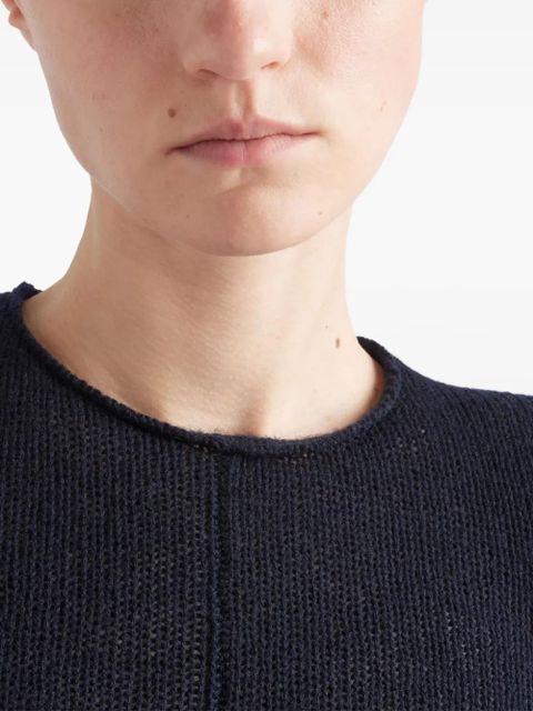 Prada cashmere T-shirt - Blue - zdjęcie produktu nr 2