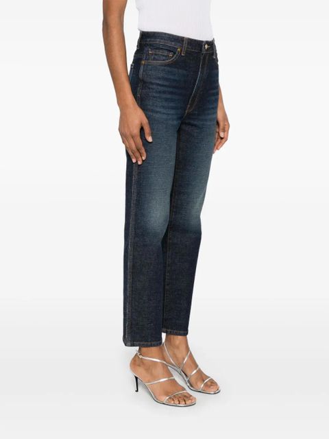 KHAITE Abigail straight-leg jeans - Blue