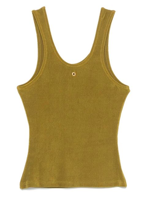 AMI Paris ribbed tank top - Green - zdjęcie produktu nr 2